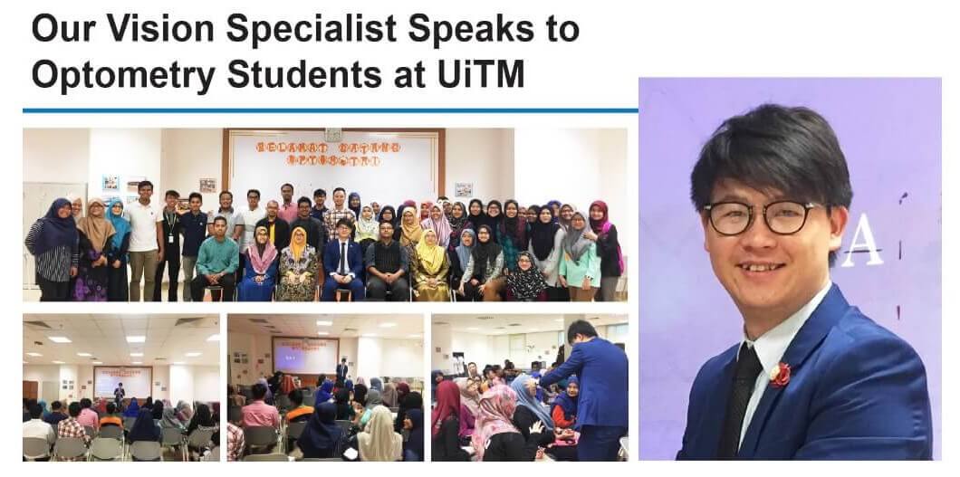 Our Vision Specialist Speaks To Optometry Students At UiTM